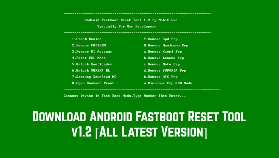 android fastboot reset tool download